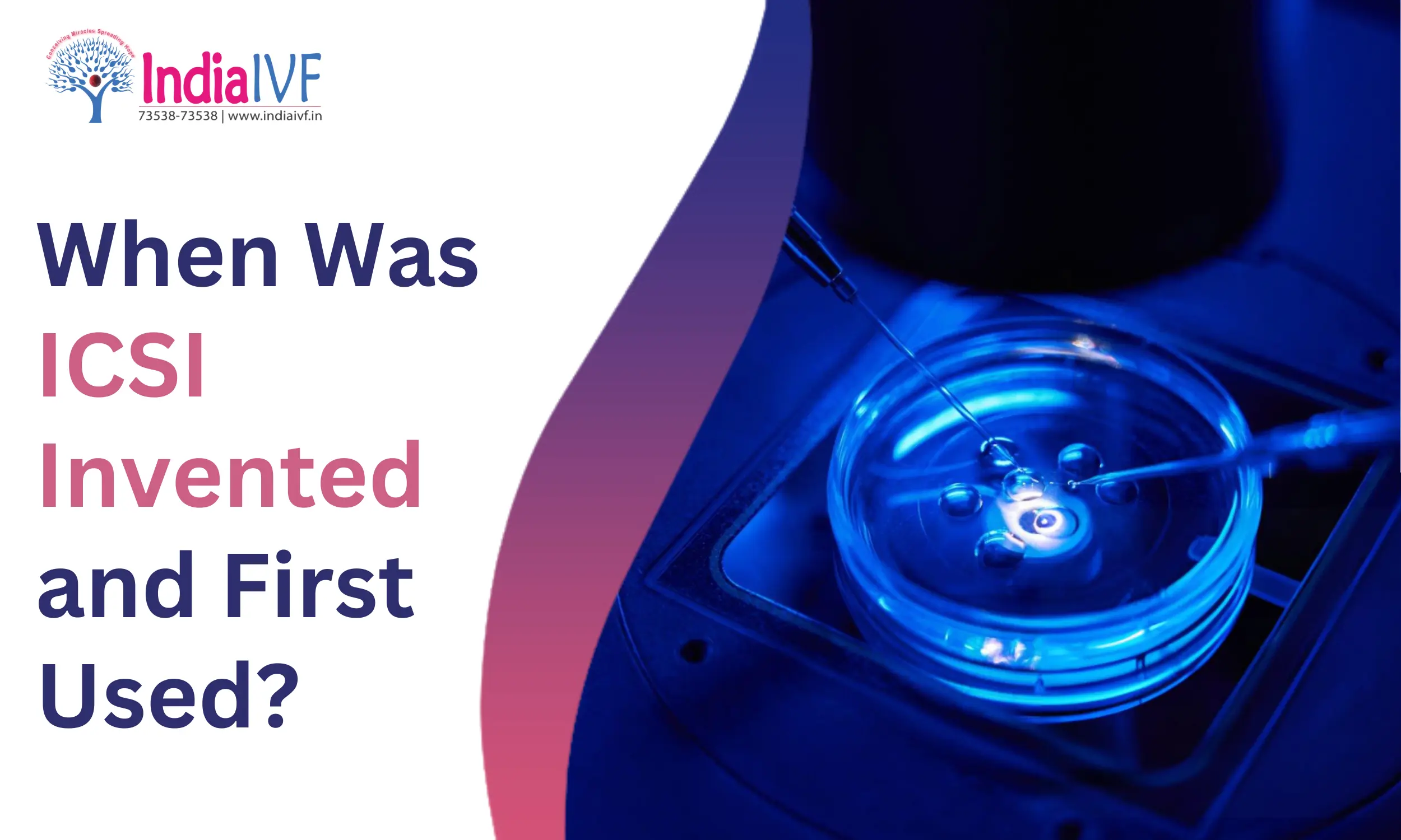 When Was ICSI Invented and First Used? | India IVF Fertility