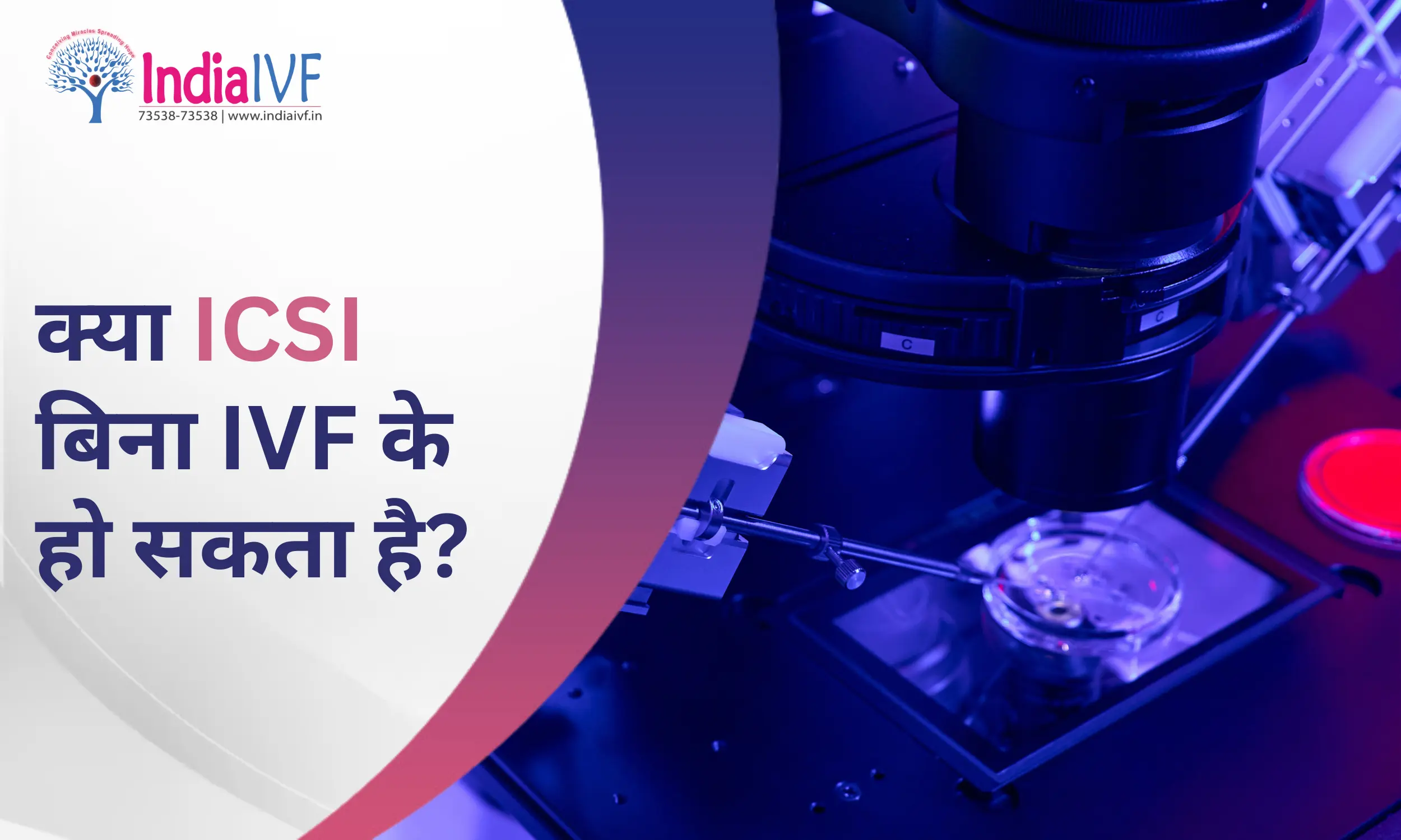 ICSI बिना IVF